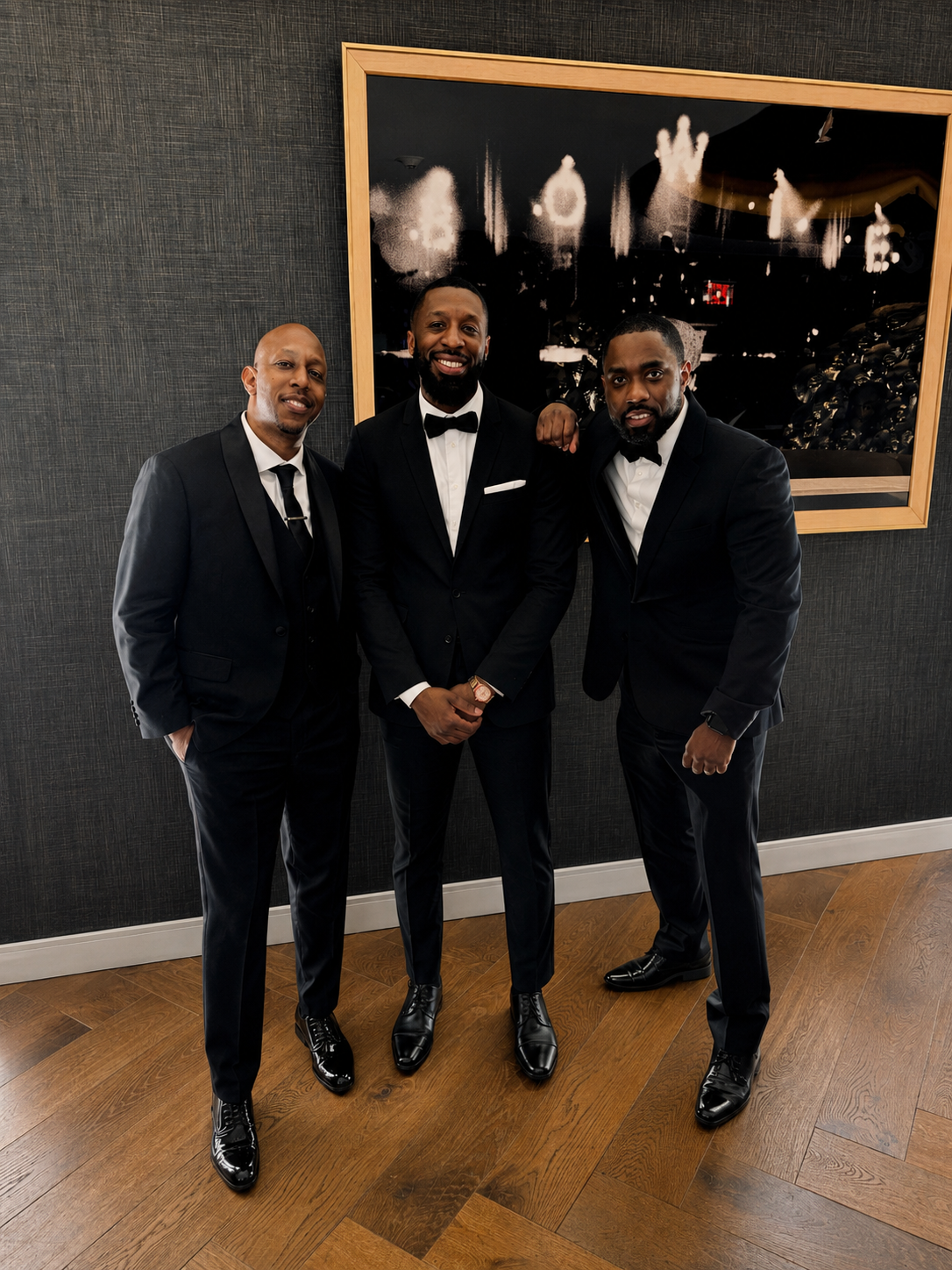NSBE NYC professionals dressed in black tie at the Black Tech Honors gala